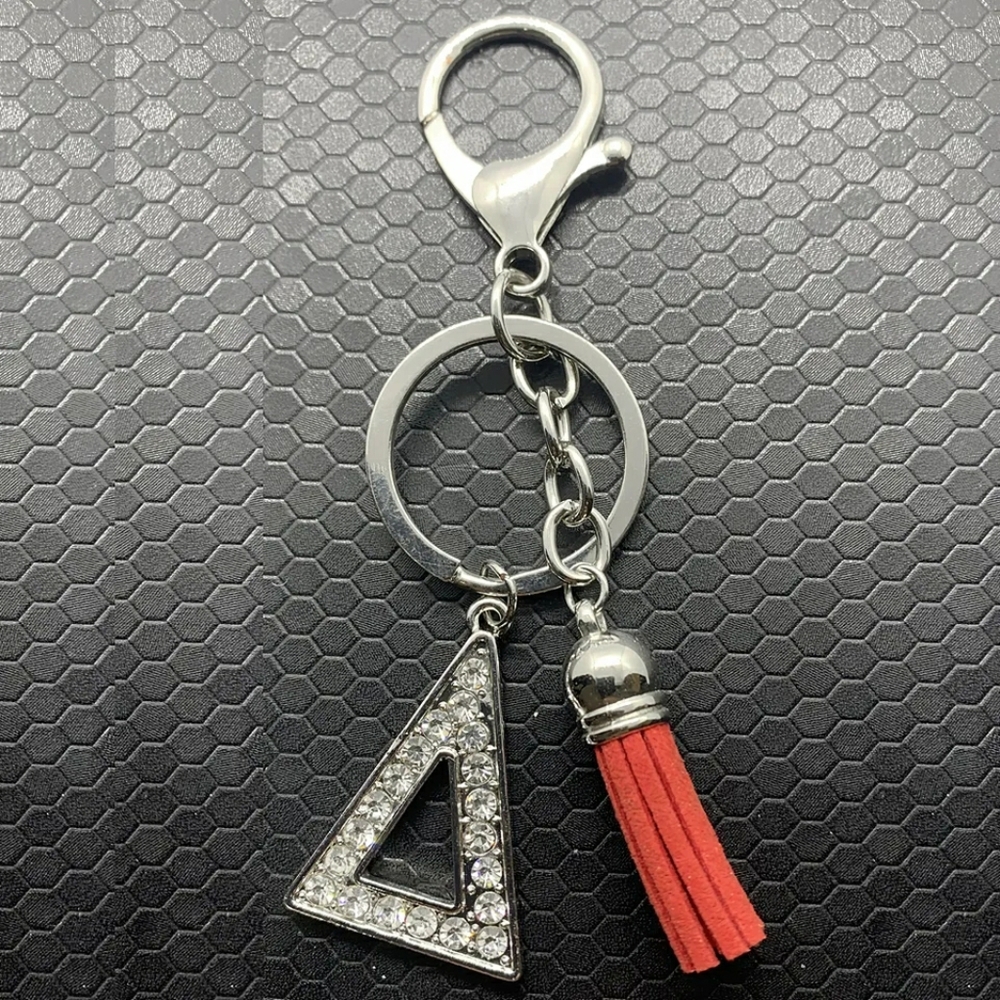 Delta Sigma Theta Sorority Inc  key chain key ring